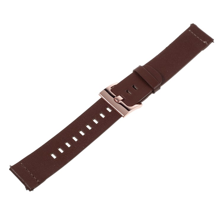 Genuine Leather Watchband for Samsung Gear S2 Classic R732 - Brown / 20mm-1