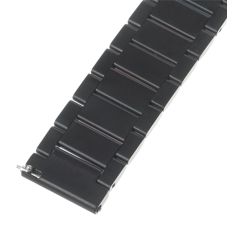 Stainless Steel Band with Spring Rods for Galaxy Gear S2 Classic SM-7320 / Moto 360 2nd 42mm - Black-5