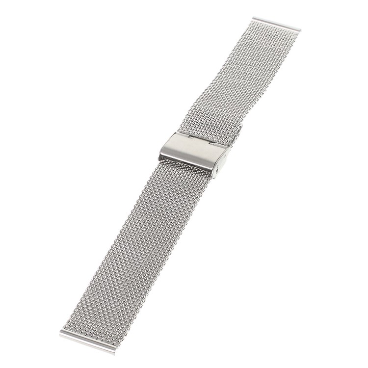 Universal Stainless Steel Mesh Watch Band Strap for Motorola Moto 360 46mm (2nd gen) - Silver Color-1