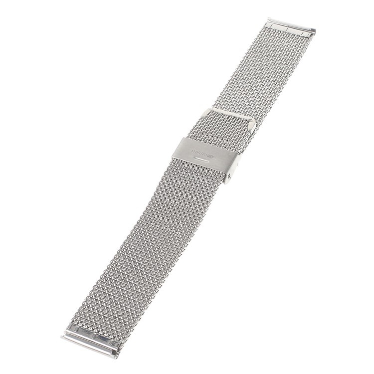 Universal Stainless Steel Mesh Watch Band Strap for Motorola Moto 360 46mm (2nd gen) - Silver Color-2