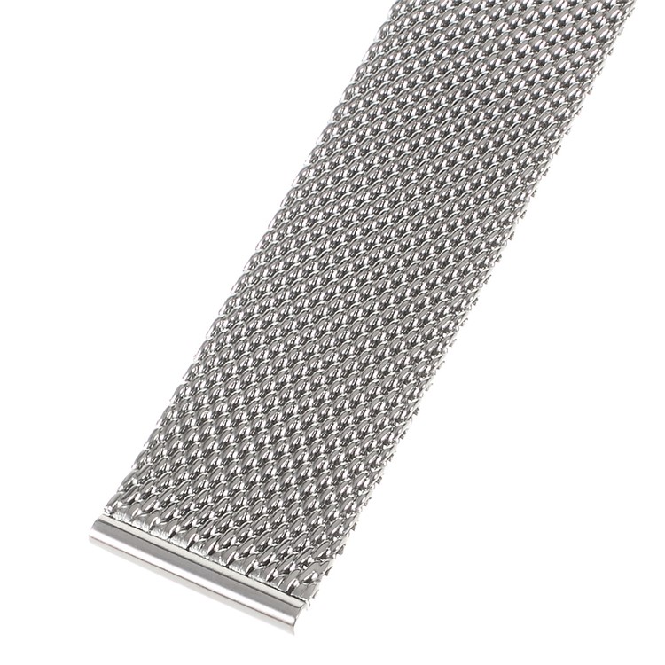 Universal Stainless Steel Mesh Watch Band Strap for Motorola Moto 360 46mm (2nd gen) - Silver Color-4