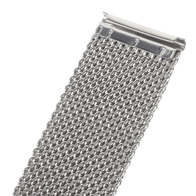 Universal Stainless Steel Mesh Watch Band Strap for Motorola Moto 360 46mm (2nd gen) - Silver Color-6