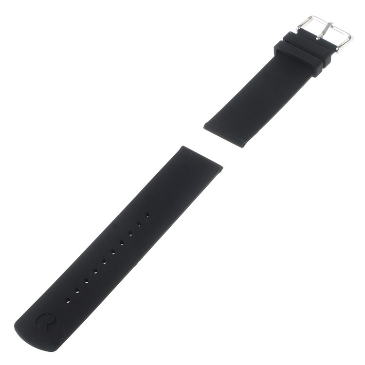 Universal Silicone Watch Band Strap for Motorola Moto 360 46mm (2nd gen)/Samsung Gear 2-3