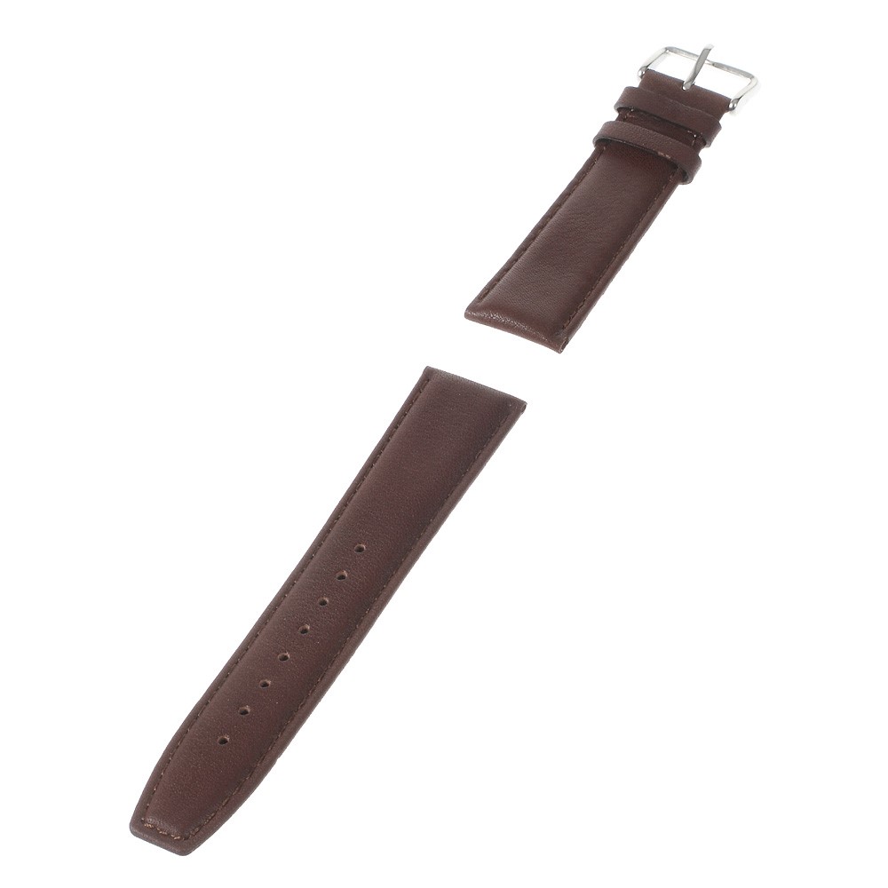 22mm Genuine Leather Watchband for Moto 360 46mm 2nd Gen/LG G Watch Etc - Coffee-3