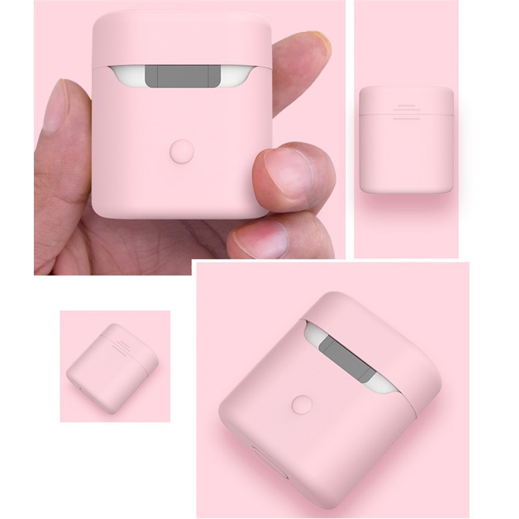 

Мягкий Жидкий Силиконовый Чехол LEEU DESIGN Для Huawei Freebuds 2 / FreeBuds 2 Pro - Розовый, Other Huawei Models