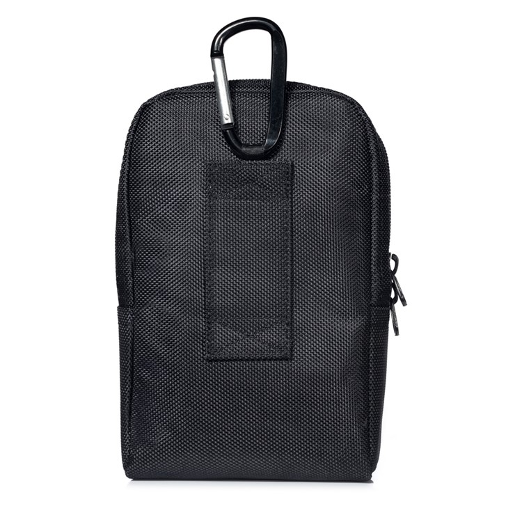 Dirección de Bolsas de Bolsas de Teléfono de Tela de Oxford de Tela de Agua Para el Agua Para Iphone XS Máx 6.5 Pulgadas - Negro