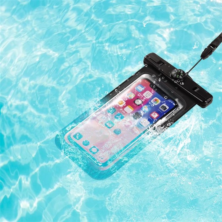 Vara Remota Do Selfie Do Telefone Do Obturador Do Bluetooth Do Monopod DX-80 Impermeável Para O Smartphone De 6,5 Polegadas - Preto-4