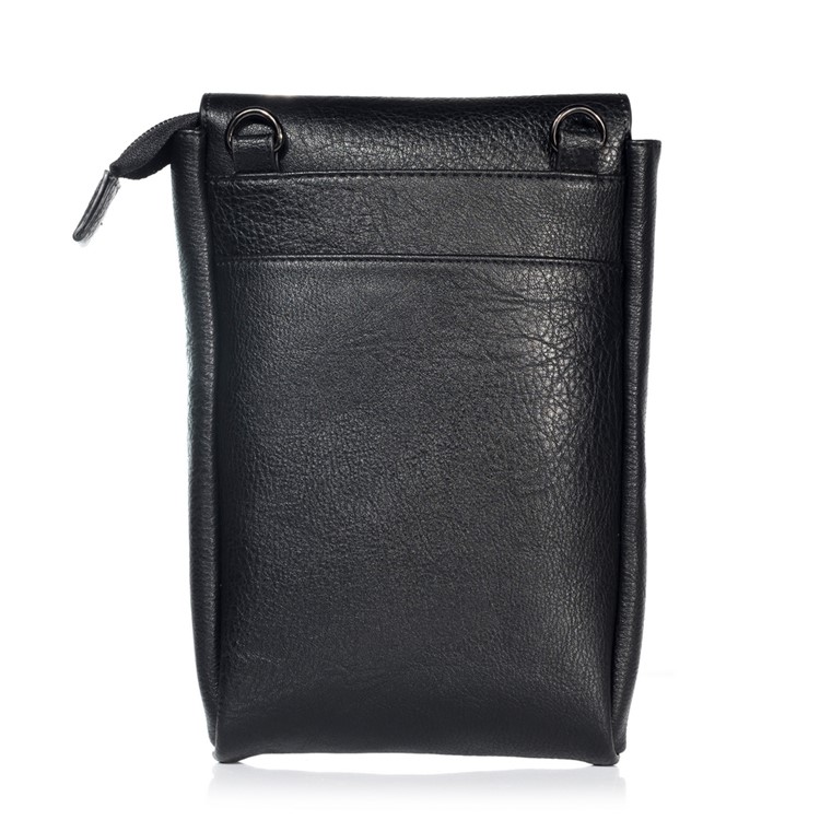 Crossbody Bag Mini Shoulder Bag Wallet Purse Phone Pouch for 7.1-inch Cellphones - Black-5