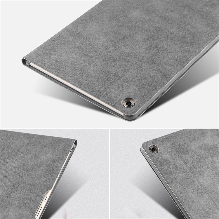 Deer Pattern PU Leather PC Stand Tablet Cover for Huawei MediaPad M5 10 (10.8")/MediaPad M5 (Pro) 10.8" - Grey-7