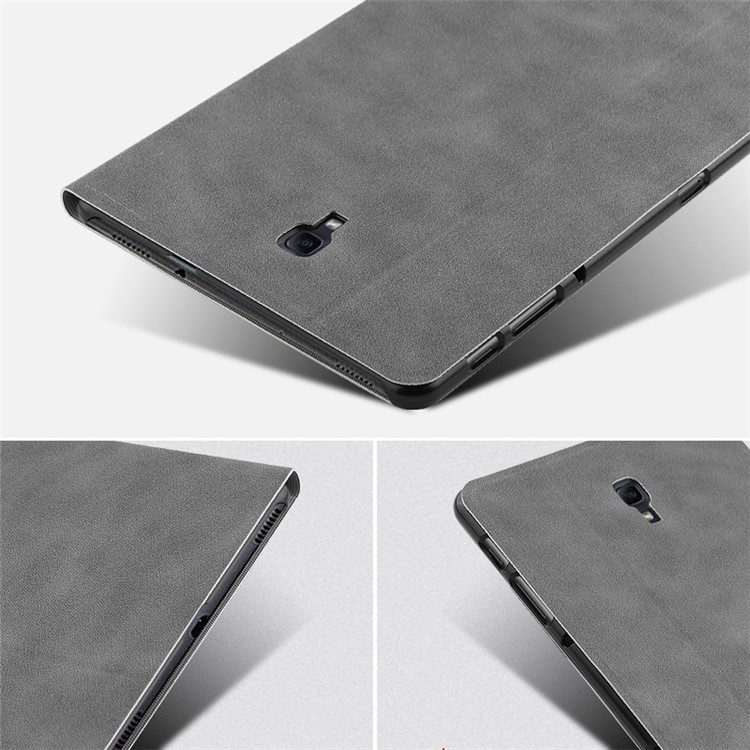 Deer Pattern PU Leather PC Stand Tablet Shell for Samsung Galaxy Tab A 10.5 (2018) T590 T595 - Grey-6