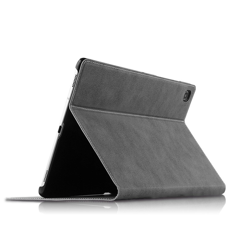 Deer Pattern PU Leather Stand Tablet Case for Samsung Galaxy Tab S5e SM-T720 - Grey-3