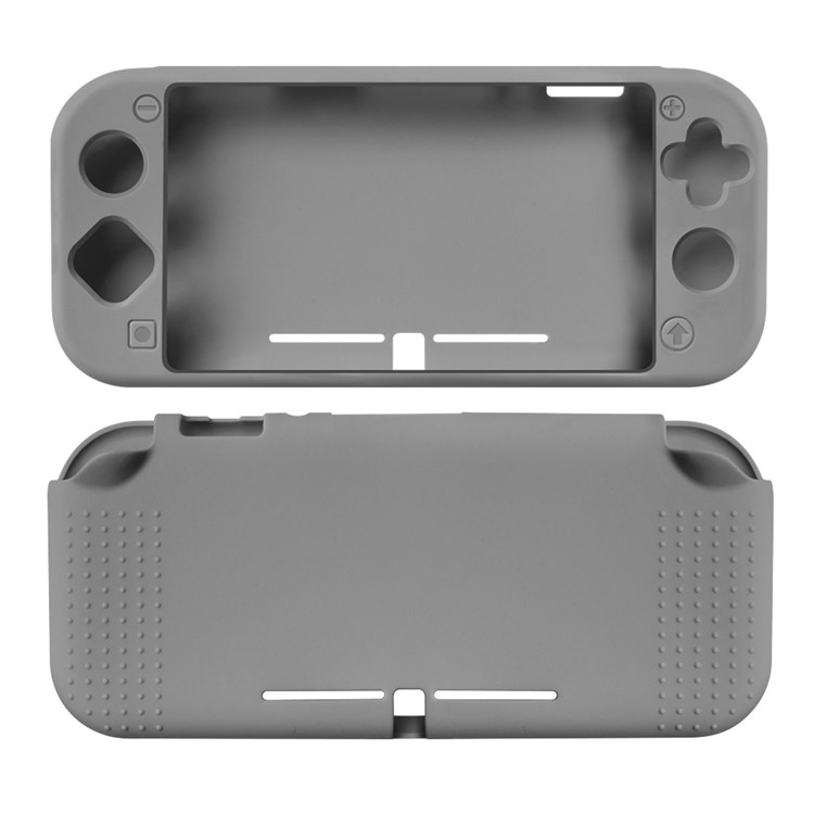 Silicone Protective Case for Nintendo Switch Lite Host NS Mini Host Cover - Grey-2