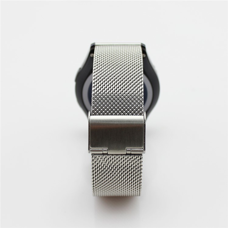 20mm Mesh Metal Watchband Armband Für Samsung Galaxy Gear S2 Classic SM-R732 - Silberfarbe-2