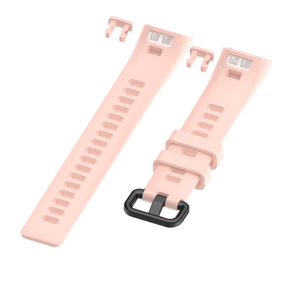 TPU Smart Pulseira Pulseira Substituição Banda Para Huawei Band 4 Pro - Cor De Rosa