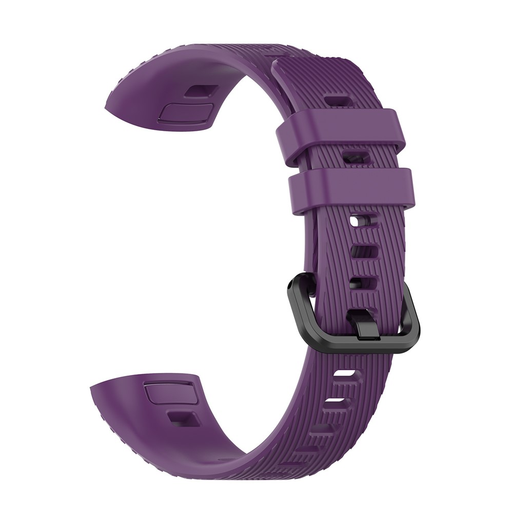 TPU Smart Bracelet Strap Replacement Band for Huawei Band 4 Pro - Purple-1