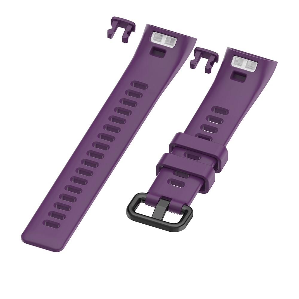 TPU Smart Bracelet Strap Replacement Band for Huawei Band 4 Pro - Purple-4