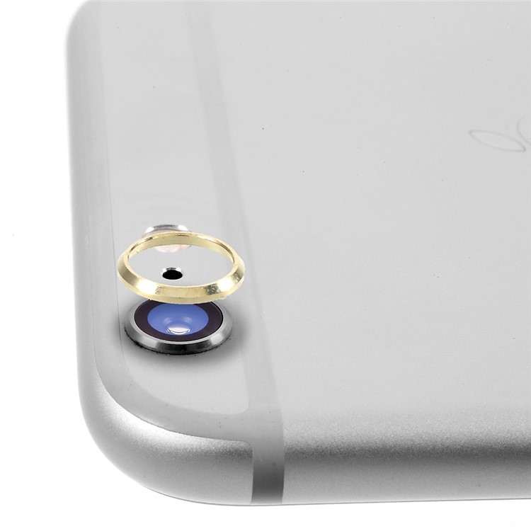 Rear Camera Lens Protective Ring for iPhone 6s 6 4.7 - Gold Color-1