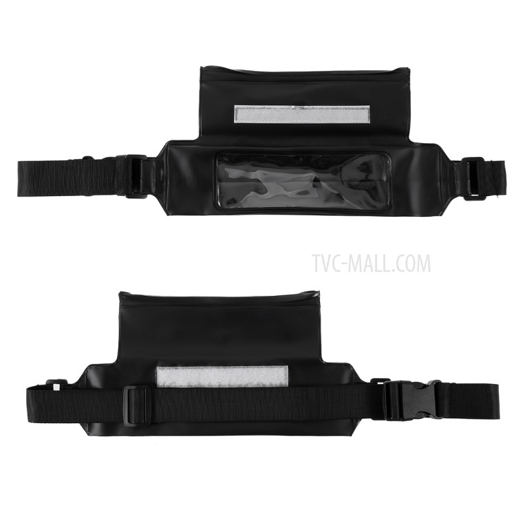 Screen Touchable Waist Belt Pocket Phone Bag Pouch - Black-1
