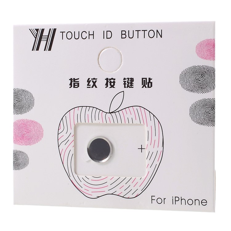 Touch ID Home Button Sticker Fingerprint Identification for iPhone 6s Plus / 6s / 6 Plus / 5s - Black / Silver Color-4