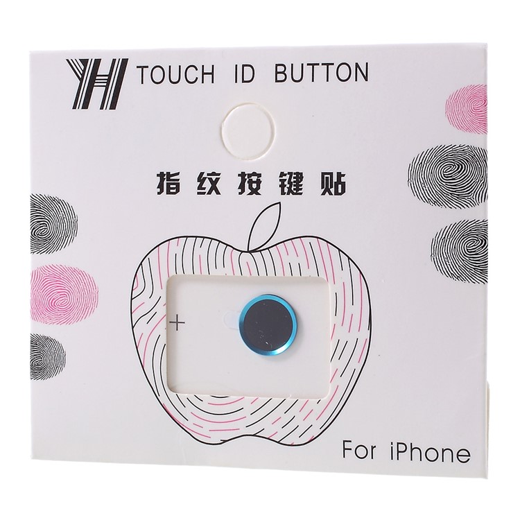 Touch ID Home Button Sticker Fingerprint Identification for iPhone 6s Plus / 6s / 6 Plus / 5s - Black / Blue-4