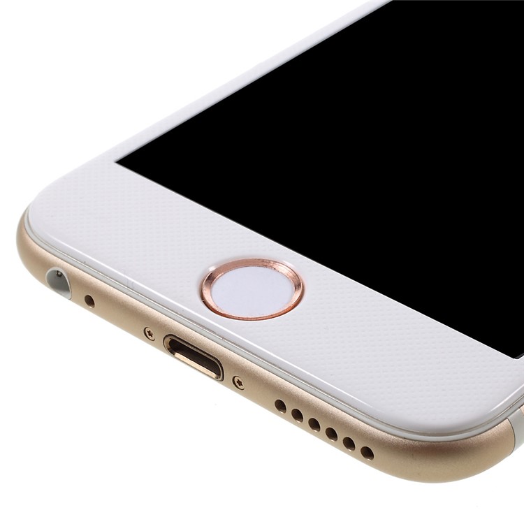 Touch ID Home Button Sticker Fingerprint Identification for iPhone 6s Plus / 6s / 6 Plus / 5s - White / Rose Gold Color-1