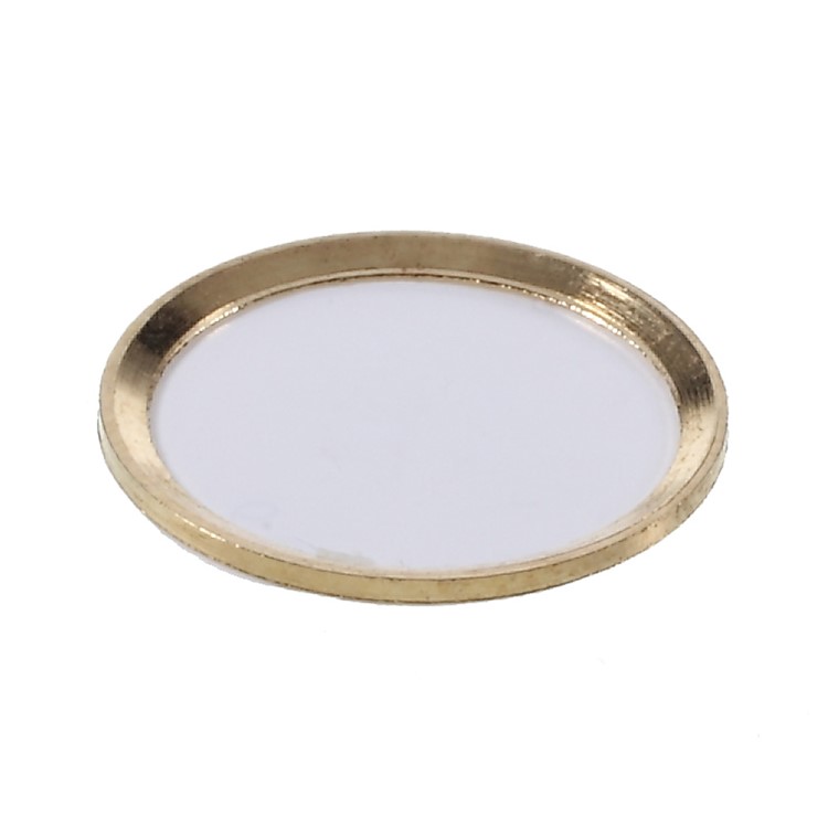 Touch ID Home Button Sticker Fingerprint Identification for iPhone 6s Plus / 6s / 6 Plus / 5s - White / Champagne Gold Color-2