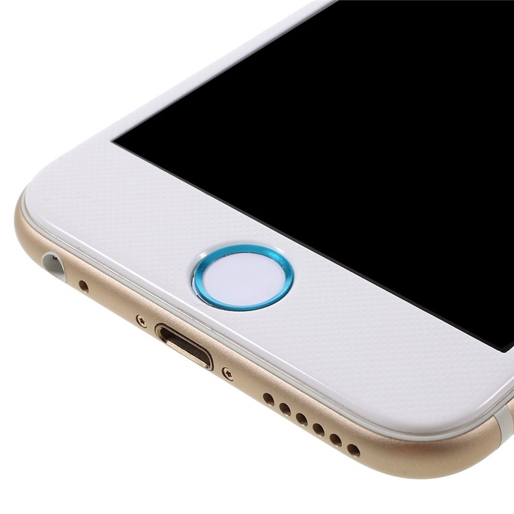 Touch ID Home Button Sticker Fingerprint Identification for iPhone 6s Plus / 6s / 6 Plus / 5s - White / Blue-1