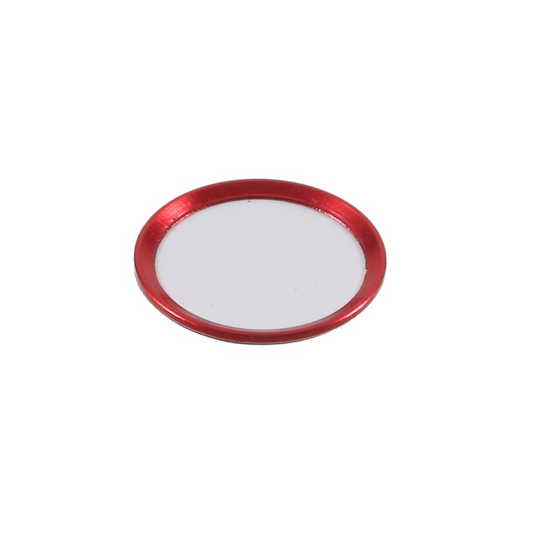 Touch ID Sensor Home Button Sticker for iPhone 7 Plus/7/6S Plus/6S/6 Plus/6/SE/5S - Red + White-2