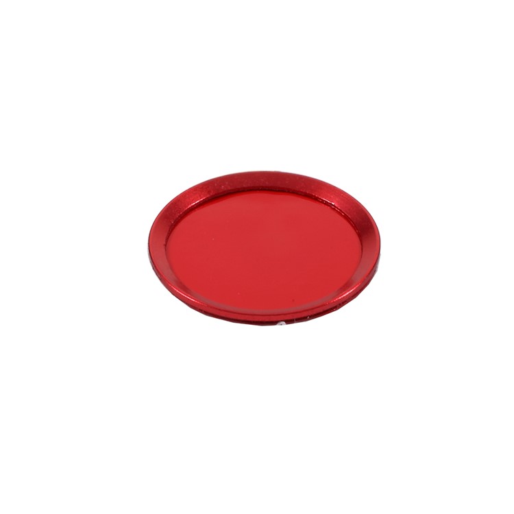 Touch ID Sensor Home Button Protective Sticker Fingerprint Identification for iPhone 7 Plus/7/6S Plus/6S/6 Plus/6/SE/5S - Red-2