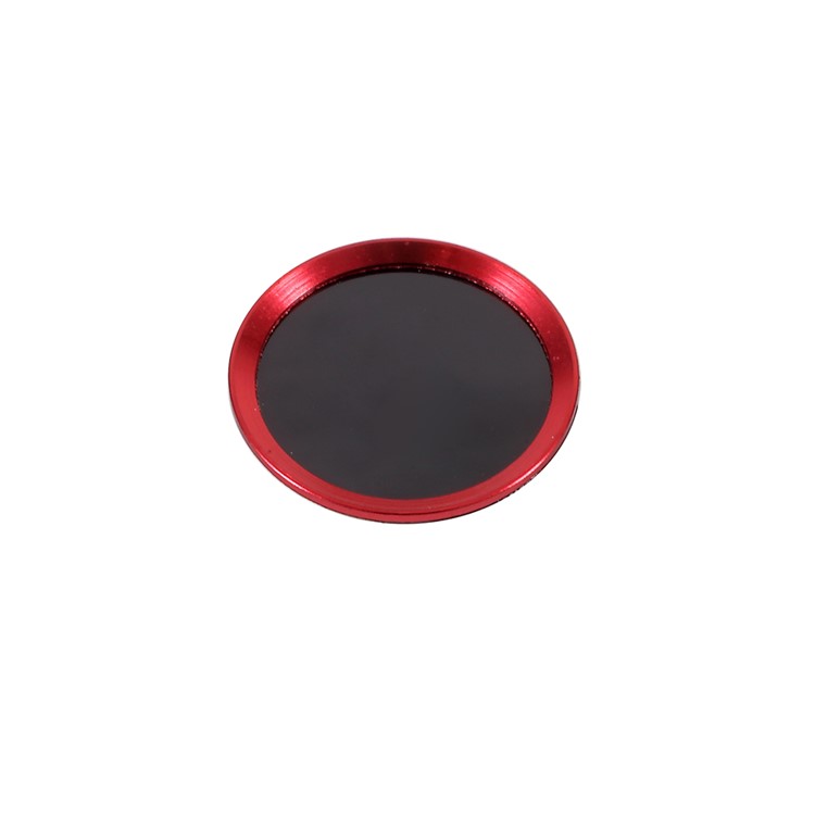 ID Sensor Home Button Protection Sticker Fingerprint Identification for iPhone 7 Plus/7/6S Plus/6S/6 Plus/6/SE/5S - Red + Black-2