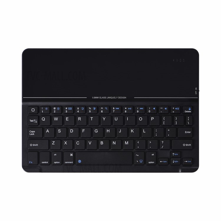 Removable Tempered Glass Surface Bluetooth Keyboard Leather Stand Cover for iPad Pro 11-inch (2020) (2018)-10