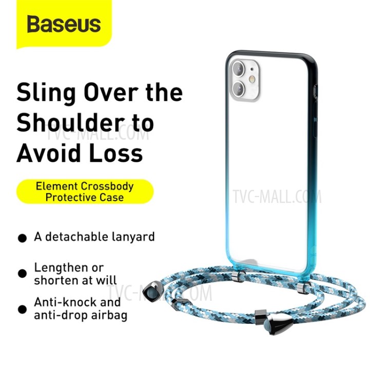 BASEUS Element Crossbody Protective Phone Cover for iPhone 11 6.1 inch - Blue-10