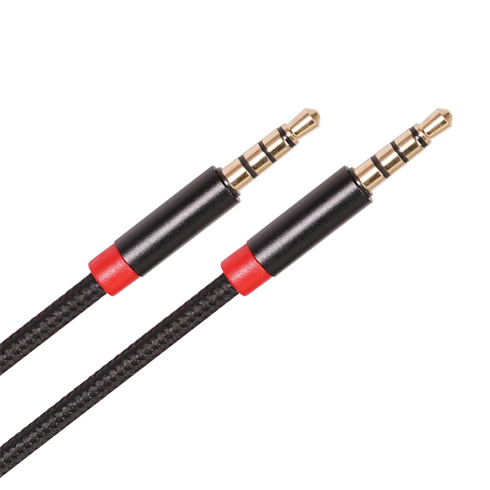 2M 3.5 mm Male to Male 4-Conductor Auxiliary Stereo Aux Cable-6