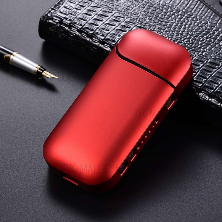 Ultra-slim PC Cover Case E-Cigarette Accessories for IQOS 3/IQO 2.4 Plus - Red-7