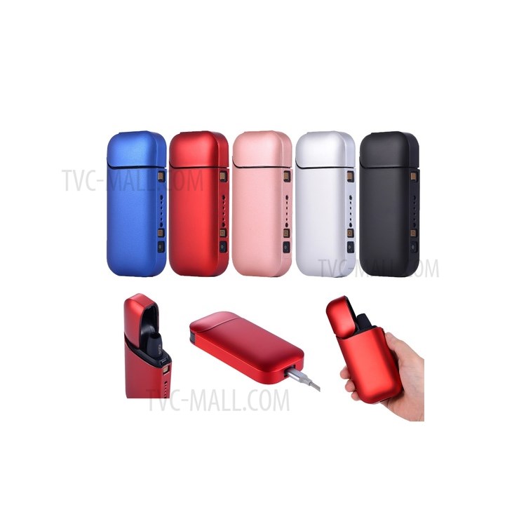 Ultra-slim PC Cover Case E-Cigarette Accessories for IQOS 3/IQO 2.4 Plus - Red-9