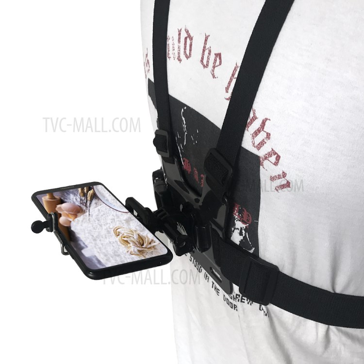 For Smart Phone Picture Shooting Sports Action Cameras Universal Chest Belt Strap Mount-10