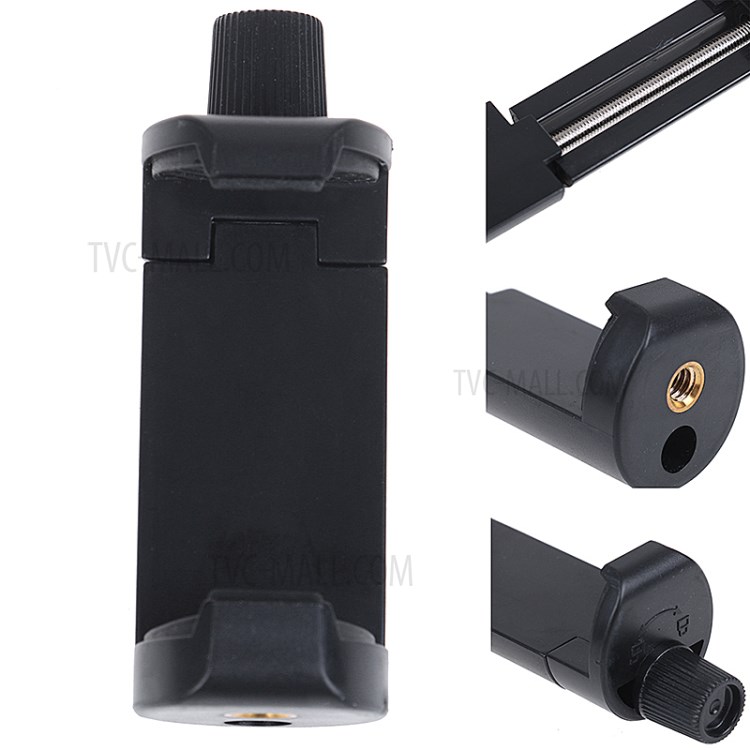 5208 Expandable Phone Tripod Mount Adapter Clip Support Holder Vertical Horizontal for Android iPhone-1