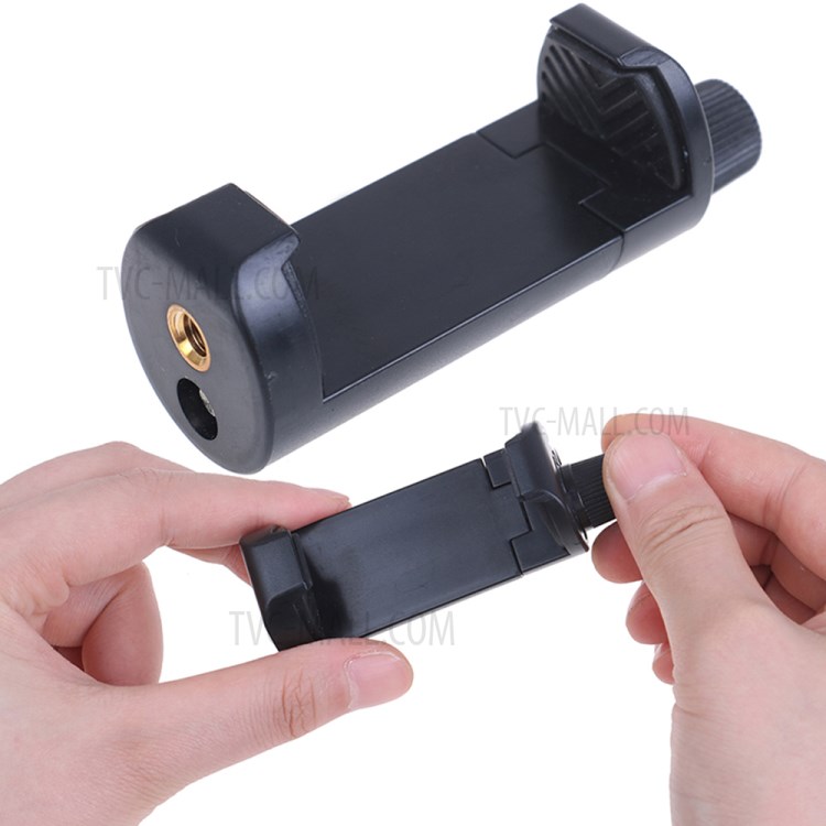 5208 Expandable Phone Tripod Mount Adapter Clip Support Holder Vertical Horizontal for Android iPhone-5