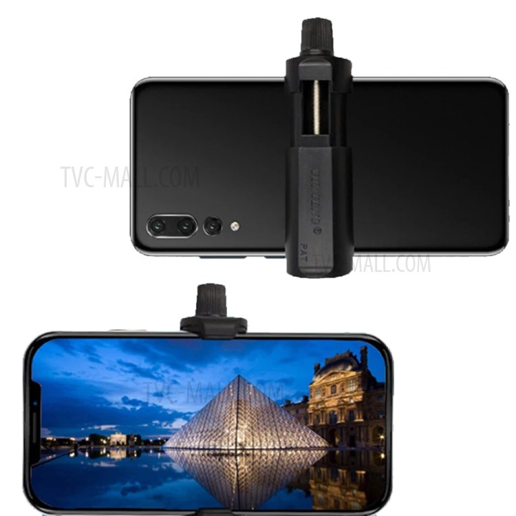 5208 Expandable Phone Tripod Mount Adapter Clip Support Holder Vertical Horizontal for Android iPhone-6