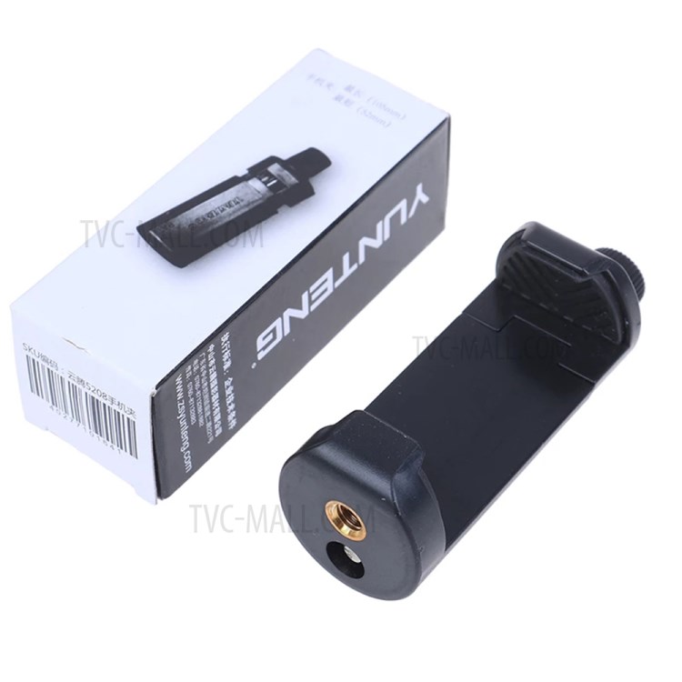 5208 Expandable Phone Tripod Mount Adapter Clip Support Holder Vertical Horizontal for Android iPhone-7