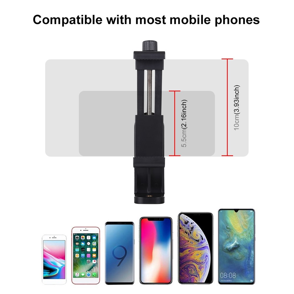 PULUZ PU410 360° Rotating Universal Shooting Phone Clamp Holder Bracket for Smartphones-6