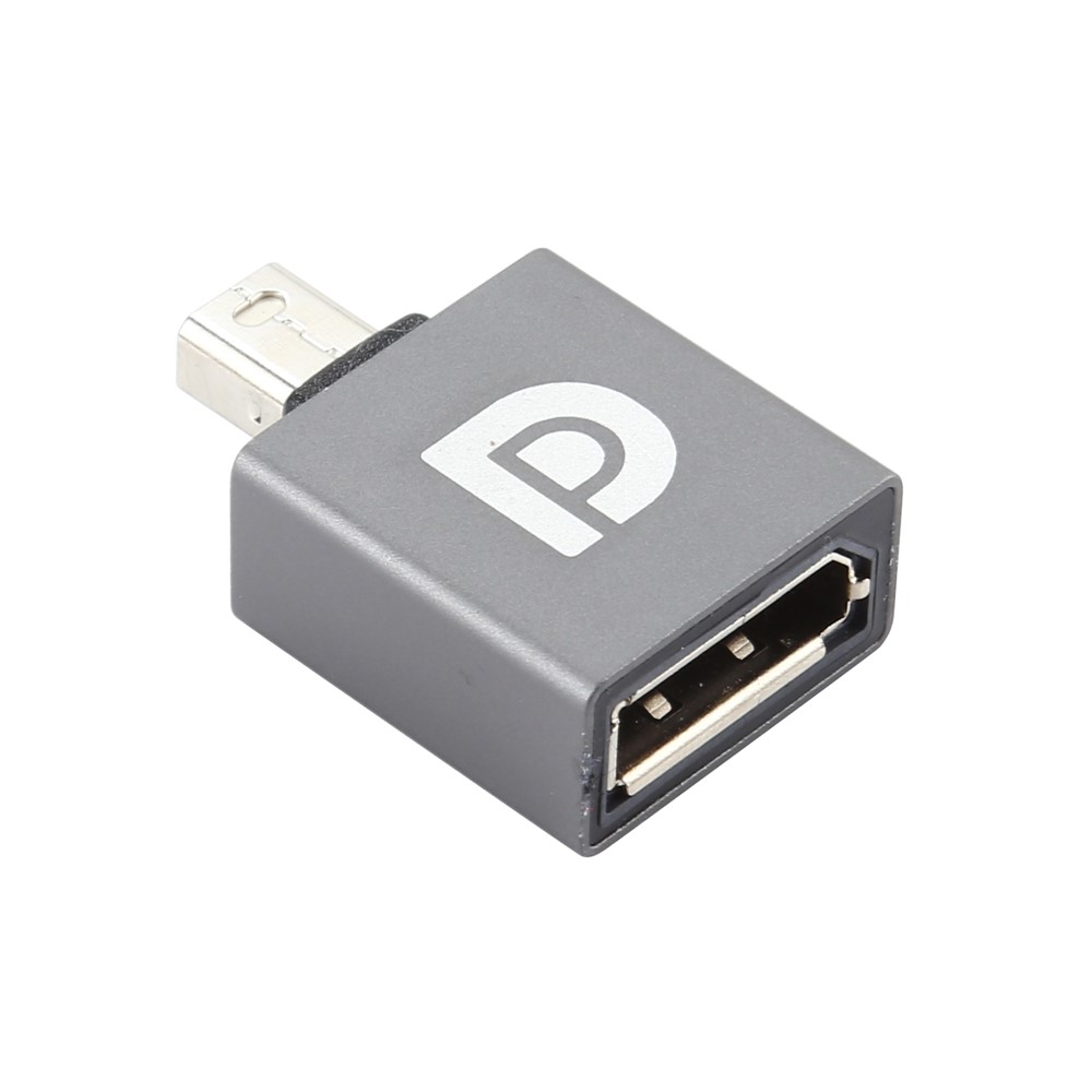 Aluminum Alloy Converter DP Female to Mini DP Male Adapter-1