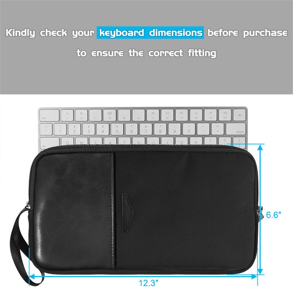 Travel Case Protective Cover Storage Bag for Universal Keyboard-3