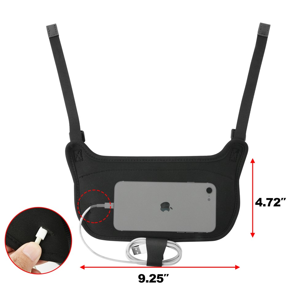 Phone Storage Pouch Side Mesh Pocket for JBL Boombox Bluetooth Speaker-5