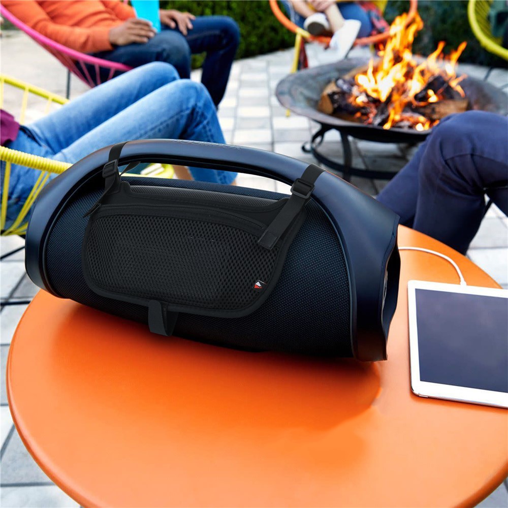 Phone Storage Pouch Side Mesh Pocket for JBL Boombox Bluetooth Speaker-6