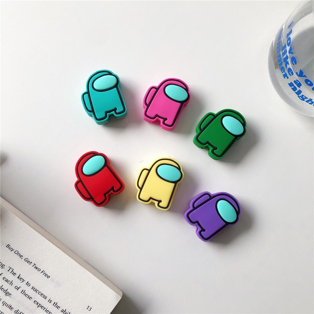 Cute Cartoon Charging Cable Protector Data Cable Saver for iPhone - Red-5