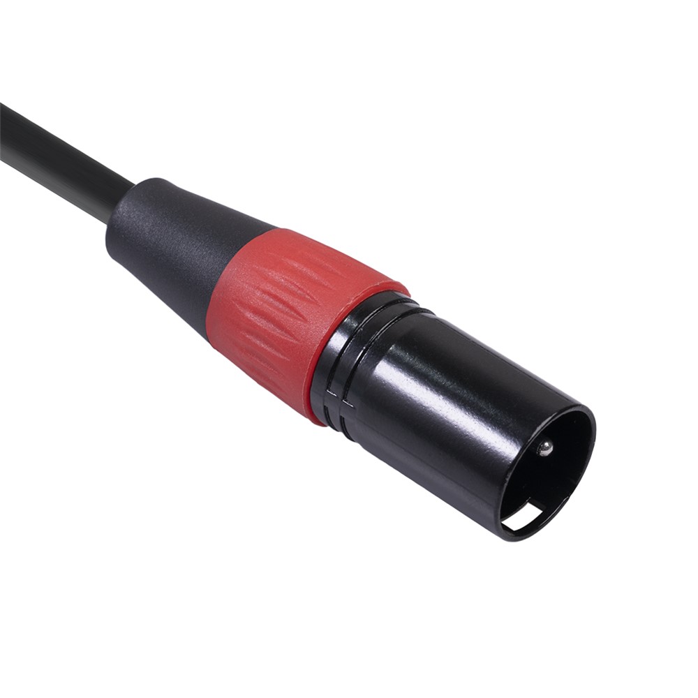 Double XLR Male Y Splitter Cord to 3.5mm Male Mini Headphone Jack Audio Cable 5m-6