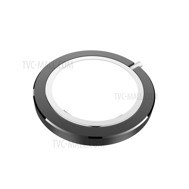 Wireless Charger Metal Protective Case for iPhone 12 Series Magsafe Charger - Black-2