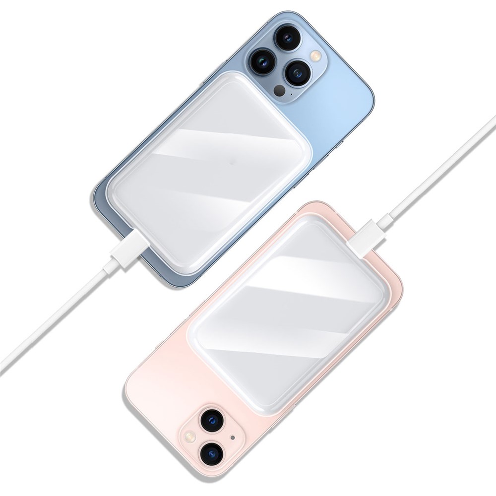 Clear Soft TPU Protective Cover Case for Apple MagSafe External Battery Magnetic Charger - Transparent-5