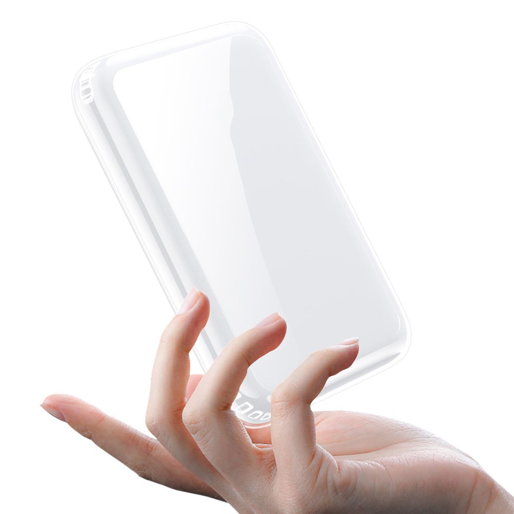 Clear Soft TPU Protective Cover Case for Apple MagSafe External Battery Magnetic Charger - Transparent-6